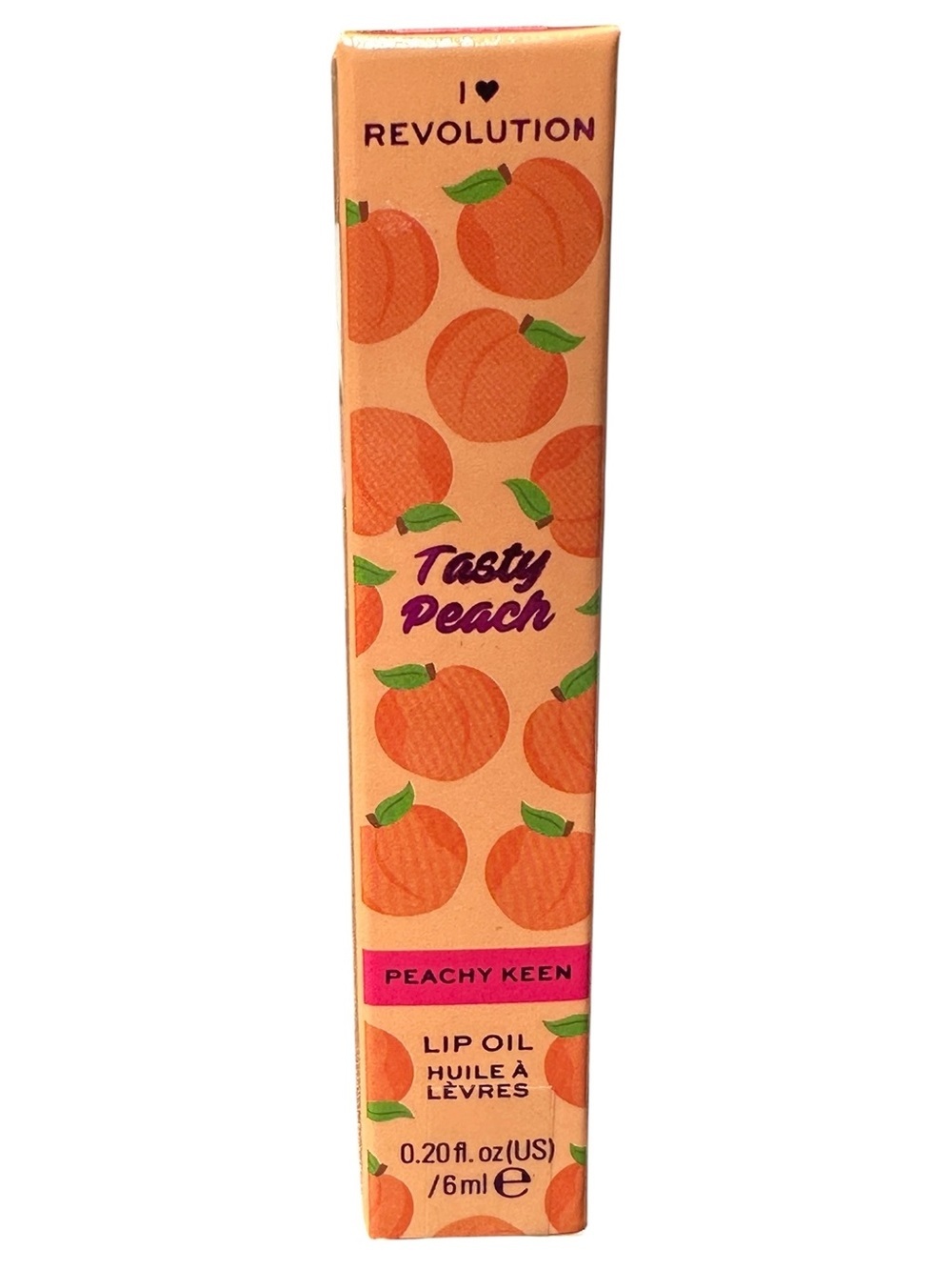I Heart Revolution Tasty Peach Lip Oil - Peachy Keen NWT